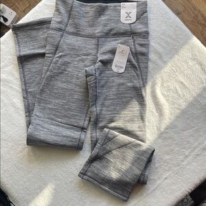 Xersion Girls' Heather Gray Active Leggings - Gray